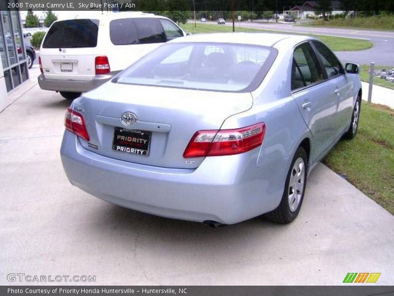 Sky Blue Pearl / Ash 2008 Toyota Camry LE