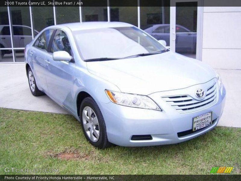 Sky Blue Pearl / Ash 2008 Toyota Camry LE