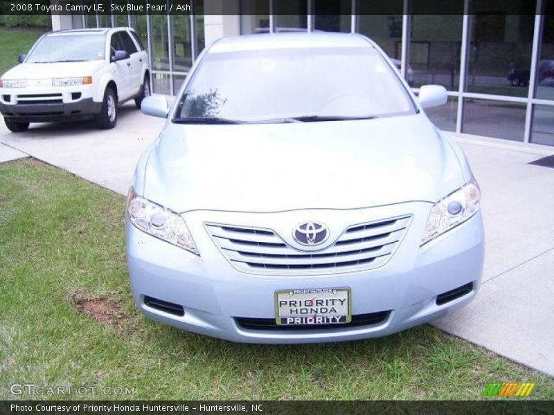 Sky Blue Pearl / Ash 2008 Toyota Camry LE