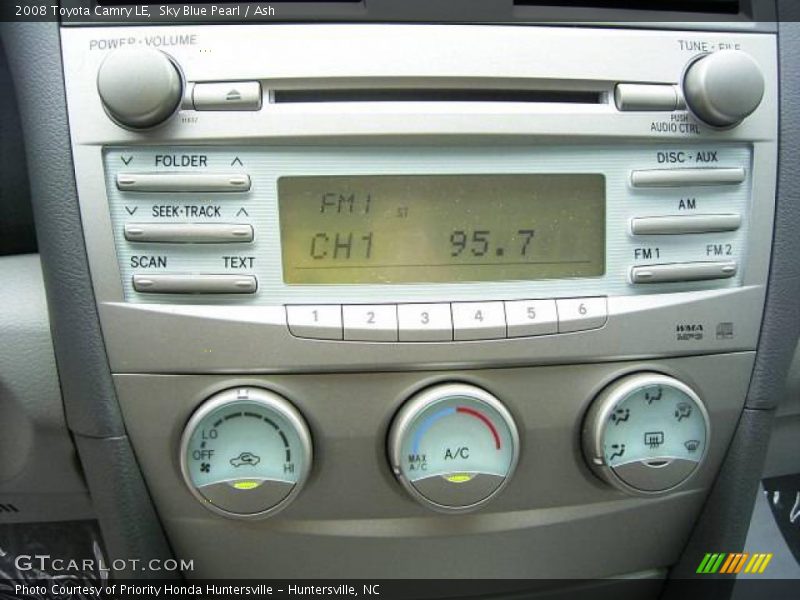 Sky Blue Pearl / Ash 2008 Toyota Camry LE