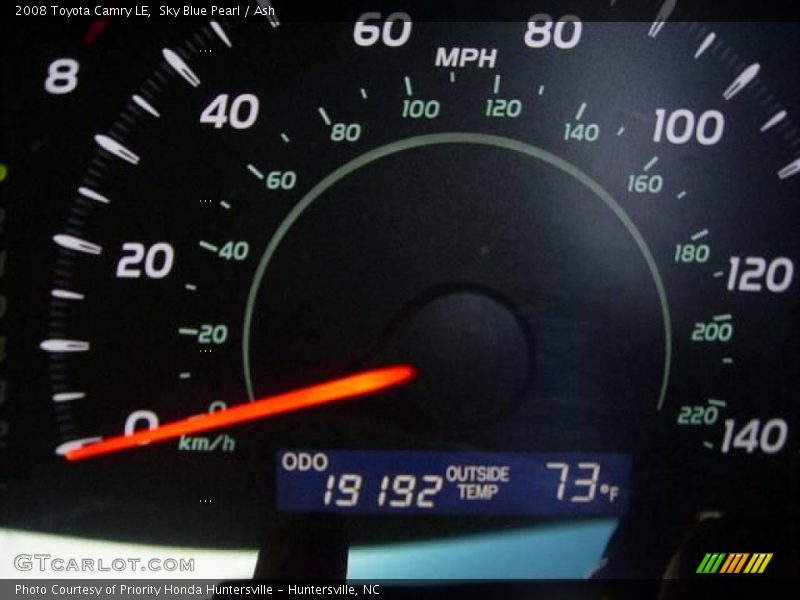 Sky Blue Pearl / Ash 2008 Toyota Camry LE