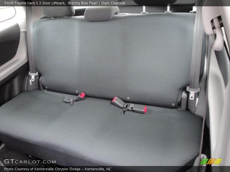 Blazing Blue Pearl / Dark Charcoal 2008 Toyota Yaris S 3 Door Liftback
