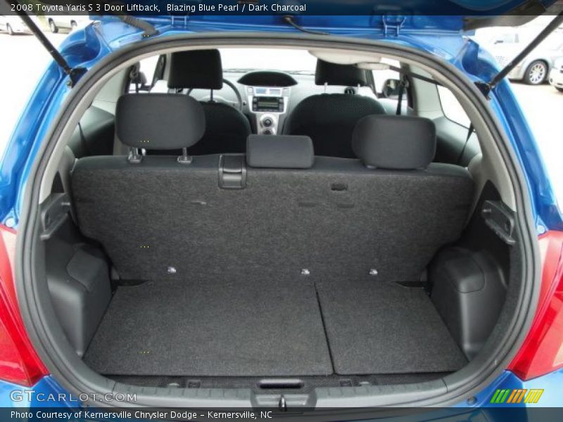 Blazing Blue Pearl / Dark Charcoal 2008 Toyota Yaris S 3 Door Liftback