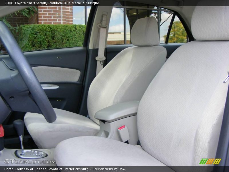 Nautical Blue Metallic / Bisque 2008 Toyota Yaris Sedan