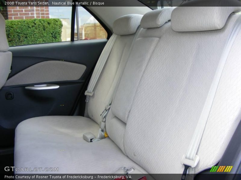 Nautical Blue Metallic / Bisque 2008 Toyota Yaris Sedan
