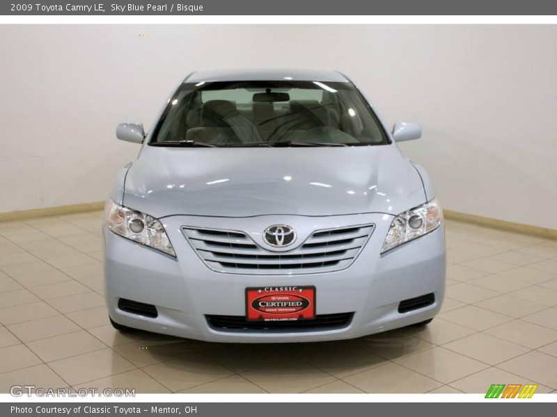Sky Blue Pearl / Bisque 2009 Toyota Camry LE