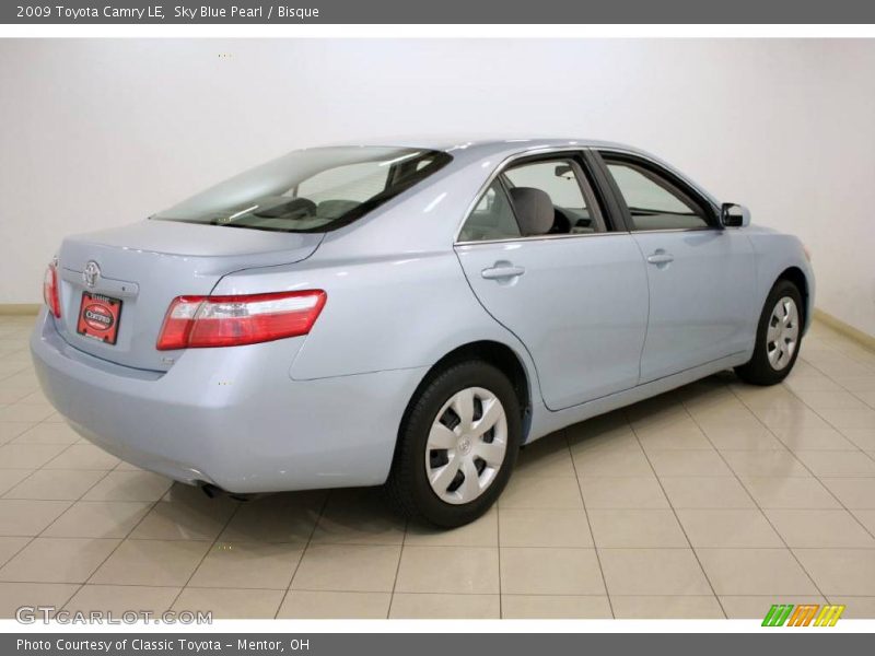 Sky Blue Pearl / Bisque 2009 Toyota Camry LE