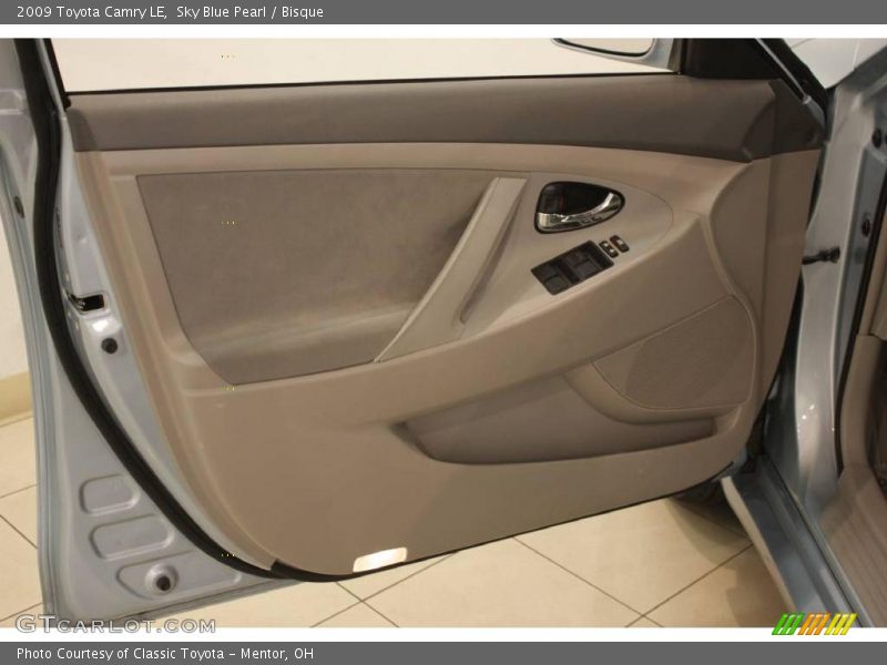 Sky Blue Pearl / Bisque 2009 Toyota Camry LE