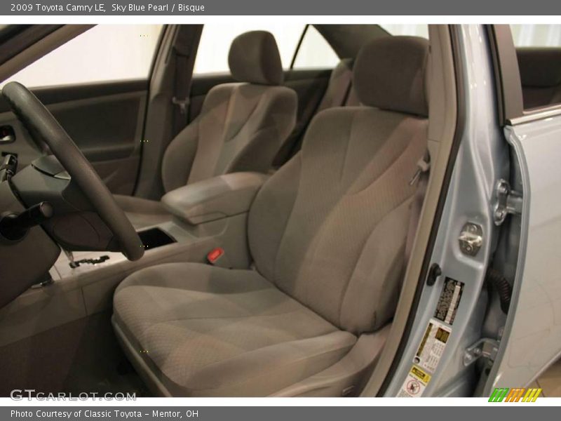 Sky Blue Pearl / Bisque 2009 Toyota Camry LE