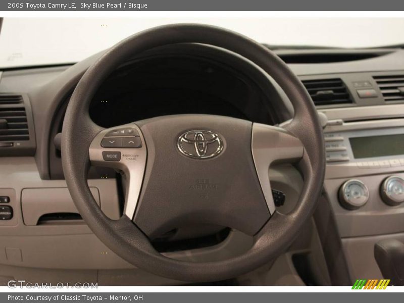 Sky Blue Pearl / Bisque 2009 Toyota Camry LE