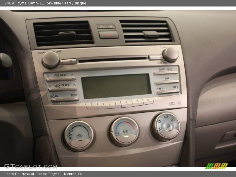 Sky Blue Pearl / Bisque 2009 Toyota Camry LE