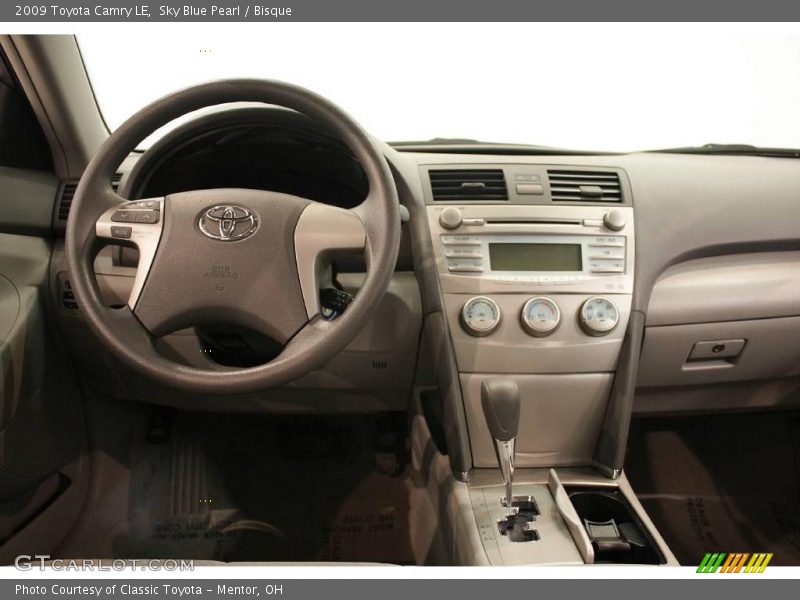 Sky Blue Pearl / Bisque 2009 Toyota Camry LE