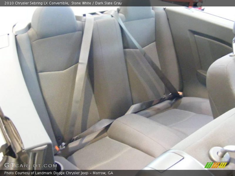 Stone White / Dark Slate Gray 2010 Chrysler Sebring LX Convertible