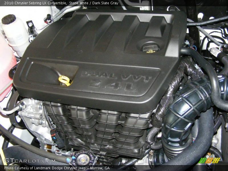 Stone White / Dark Slate Gray 2010 Chrysler Sebring LX Convertible