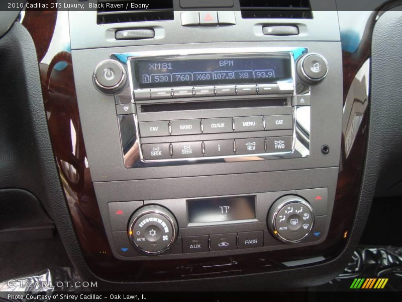 Black Raven / Ebony 2010 Cadillac DTS Luxury