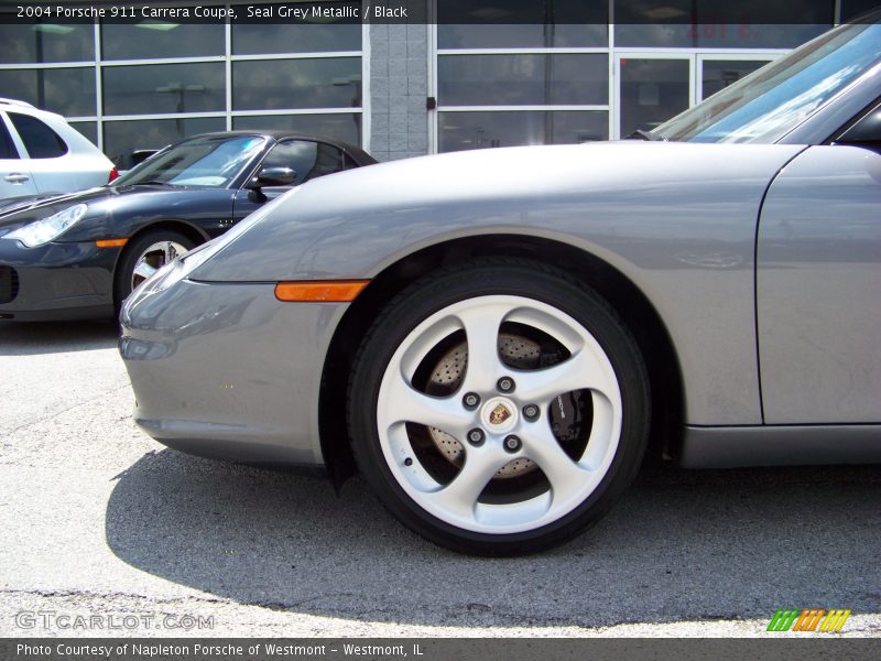 Seal Grey Metallic / Black 2004 Porsche 911 Carrera Coupe
