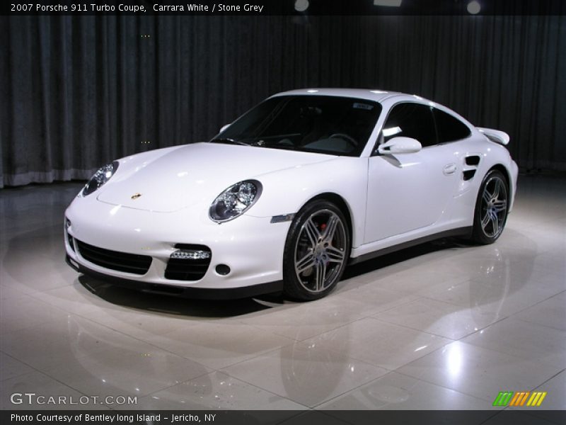 Carrara White / Stone Grey 2007 Porsche 911 Turbo Coupe