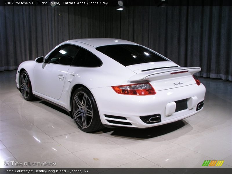 Carrara White / Stone Grey 2007 Porsche 911 Turbo Coupe