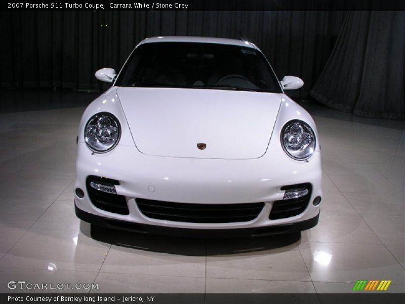 Carrara White / Stone Grey 2007 Porsche 911 Turbo Coupe