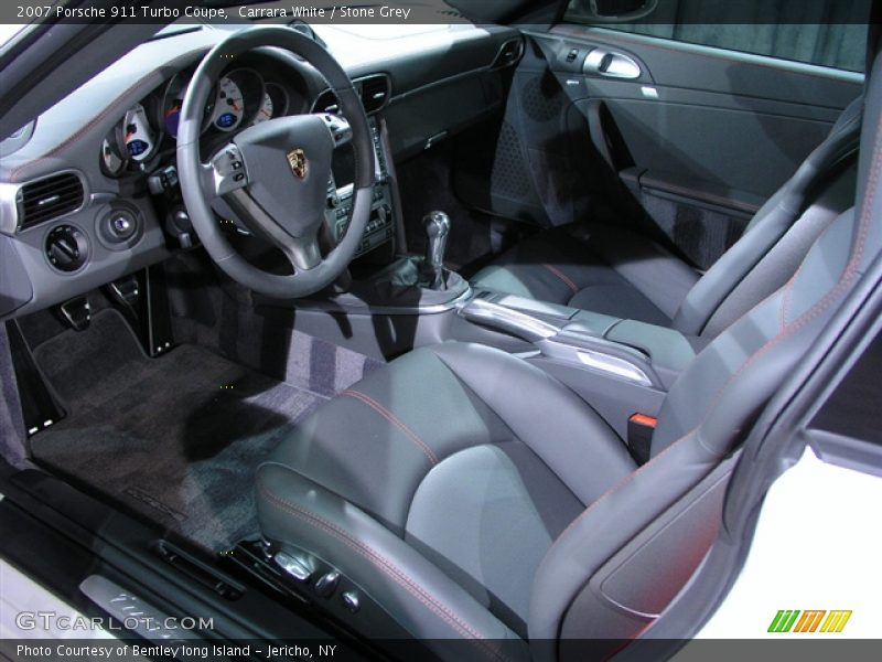 Carrara White / Stone Grey 2007 Porsche 911 Turbo Coupe