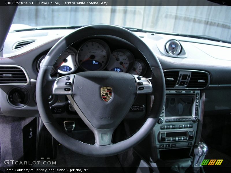 Carrara White / Stone Grey 2007 Porsche 911 Turbo Coupe