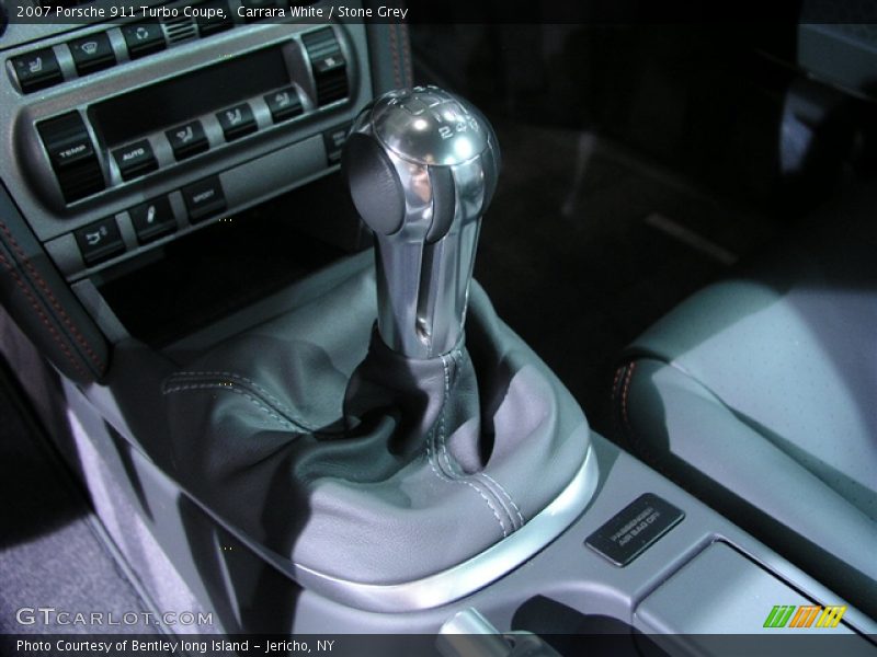 Carrara White / Stone Grey 2007 Porsche 911 Turbo Coupe