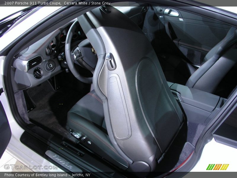 Carrara White / Stone Grey 2007 Porsche 911 Turbo Coupe