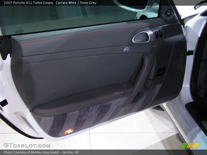 Carrara White / Stone Grey 2007 Porsche 911 Turbo Coupe