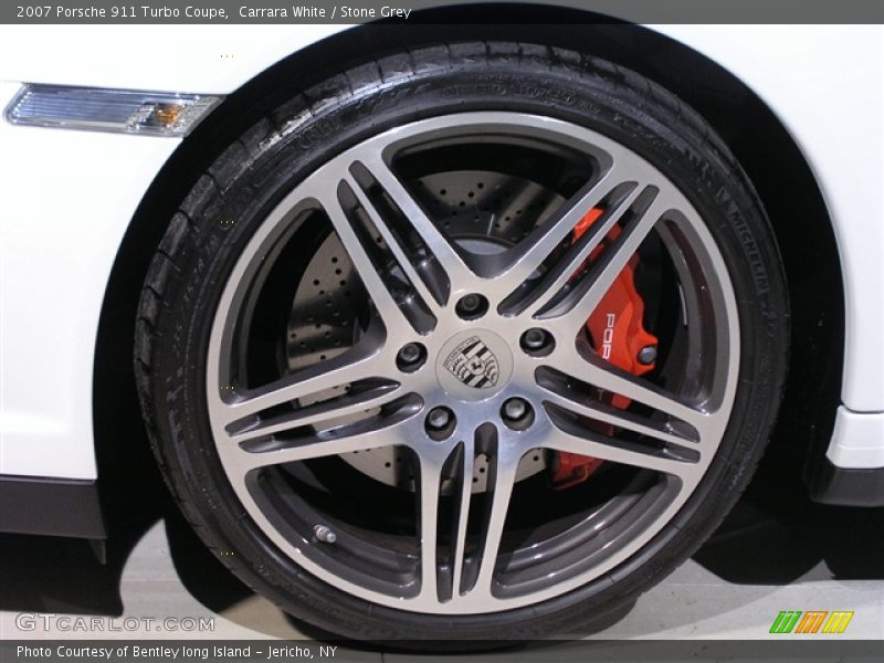 Carrara White / Stone Grey 2007 Porsche 911 Turbo Coupe