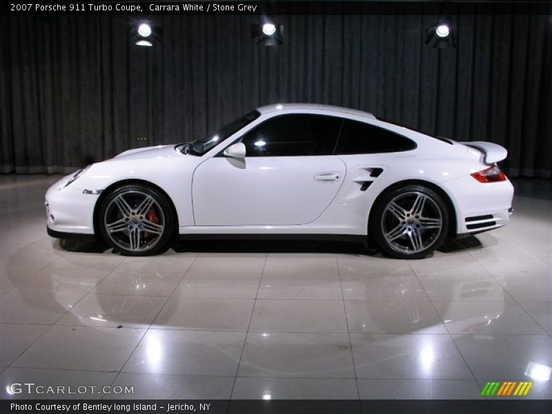 Carrara White / Stone Grey 2007 Porsche 911 Turbo Coupe