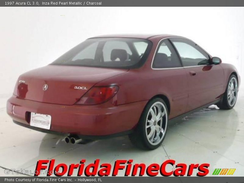 Inza Red Pearl Metallic / Charcoal 1997 Acura CL 3.0