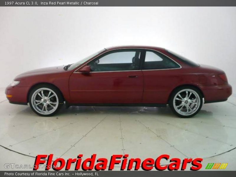 Inza Red Pearl Metallic / Charcoal 1997 Acura CL 3.0