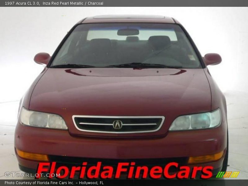 Inza Red Pearl Metallic / Charcoal 1997 Acura CL 3.0