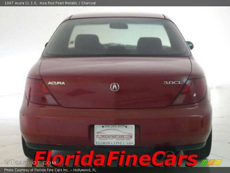 Inza Red Pearl Metallic / Charcoal 1997 Acura CL 3.0