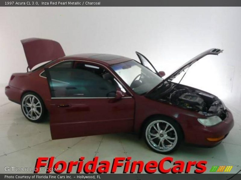 Inza Red Pearl Metallic / Charcoal 1997 Acura CL 3.0