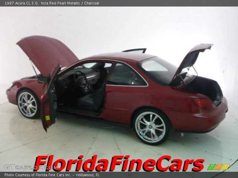 Inza Red Pearl Metallic / Charcoal 1997 Acura CL 3.0