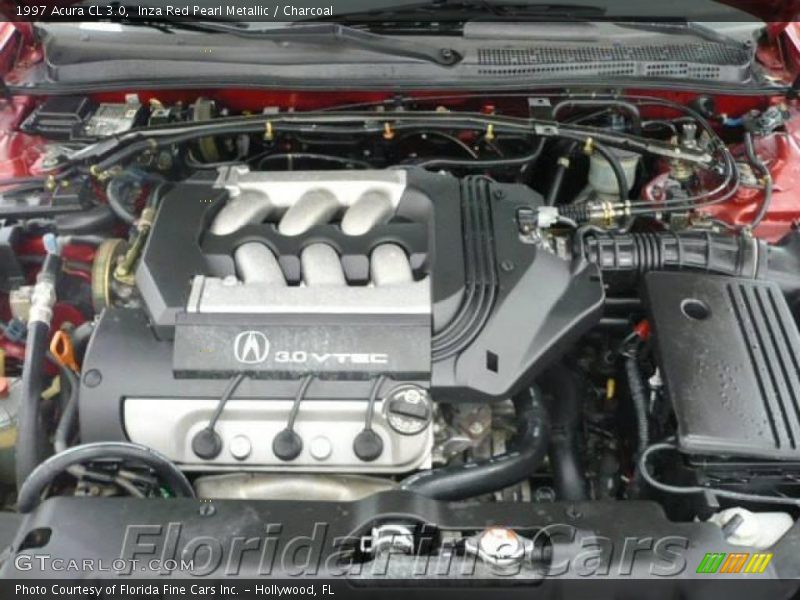 Inza Red Pearl Metallic / Charcoal 1997 Acura CL 3.0