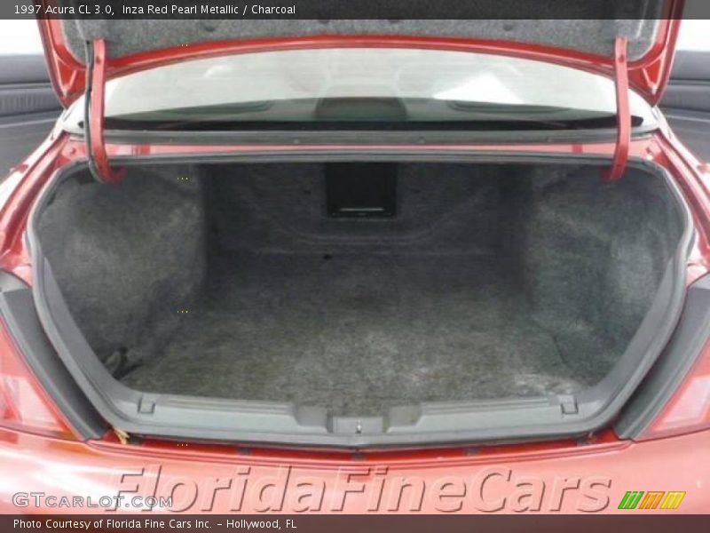 Inza Red Pearl Metallic / Charcoal 1997 Acura CL 3.0
