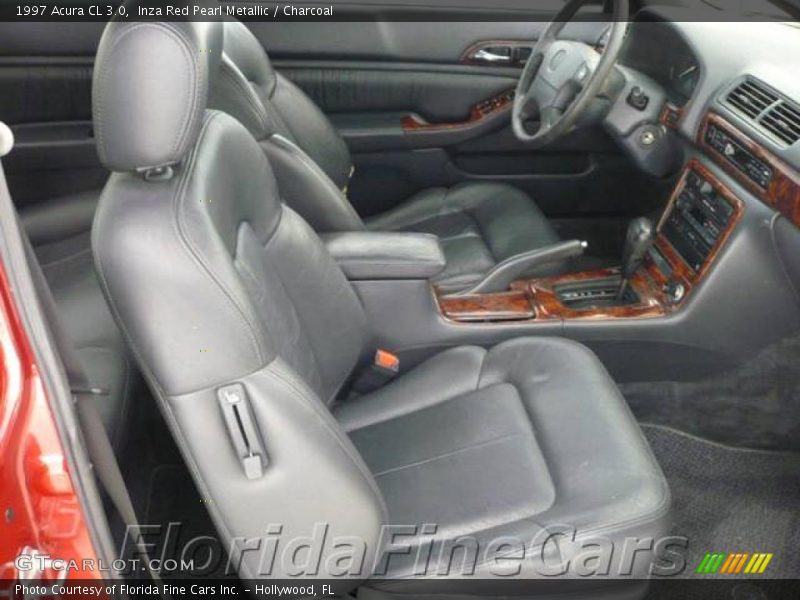 Inza Red Pearl Metallic / Charcoal 1997 Acura CL 3.0