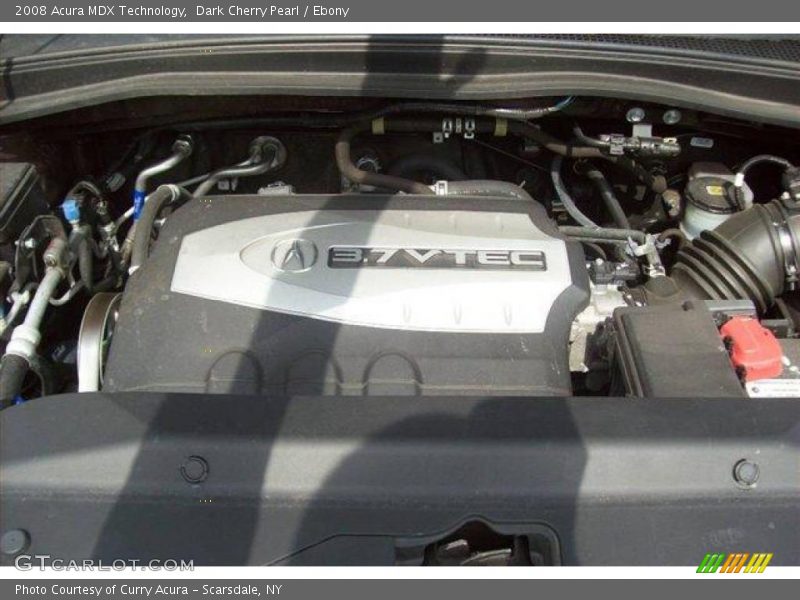 Dark Cherry Pearl / Ebony 2008 Acura MDX Technology