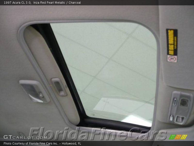 Inza Red Pearl Metallic / Charcoal 1997 Acura CL 3.0