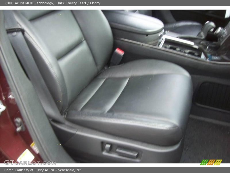 Dark Cherry Pearl / Ebony 2008 Acura MDX Technology
