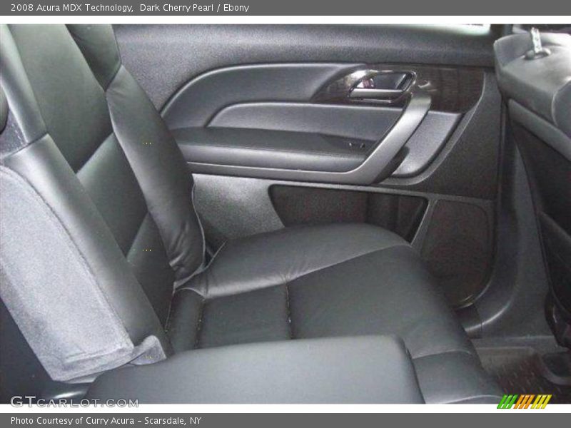 Dark Cherry Pearl / Ebony 2008 Acura MDX Technology