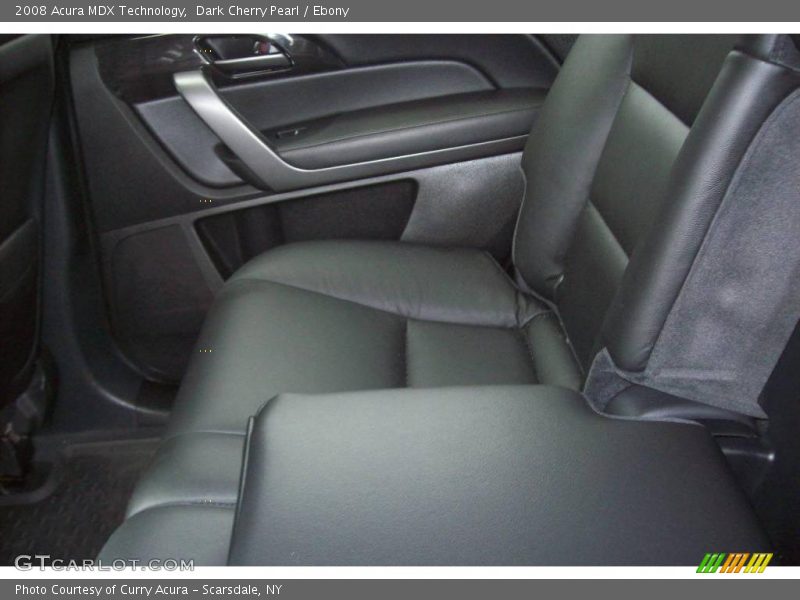 Dark Cherry Pearl / Ebony 2008 Acura MDX Technology