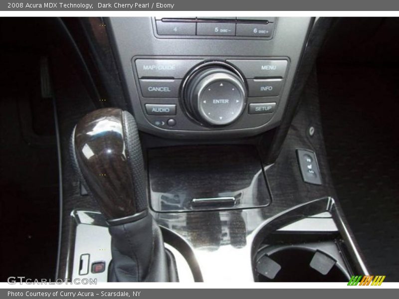 Dark Cherry Pearl / Ebony 2008 Acura MDX Technology