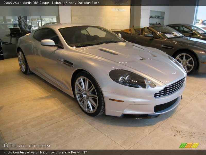 Lightning Silver / Obsidian Black 2009 Aston Martin DBS Coupe