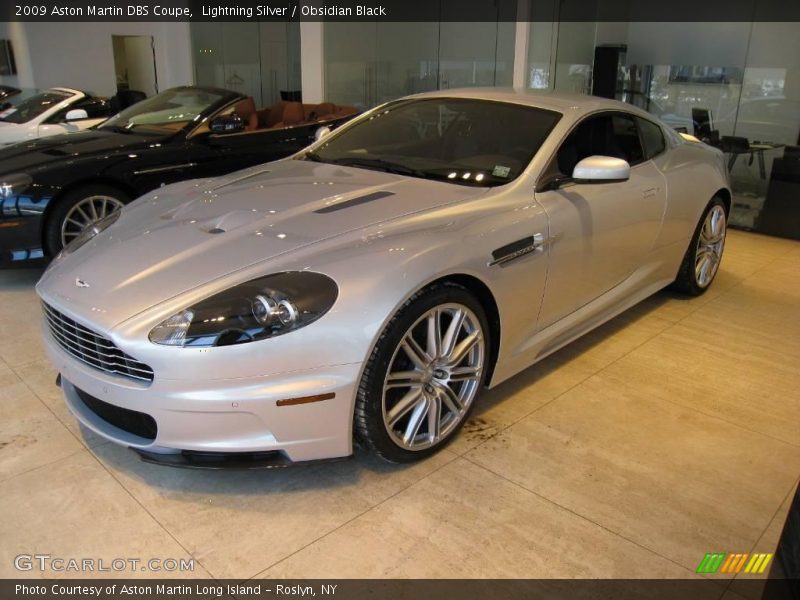 Lightning Silver / Obsidian Black 2009 Aston Martin DBS Coupe