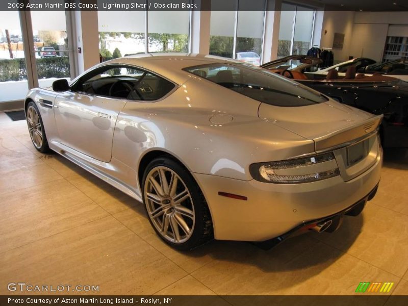 Lightning Silver / Obsidian Black 2009 Aston Martin DBS Coupe
