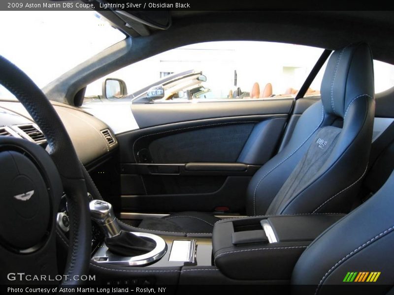 Lightning Silver / Obsidian Black 2009 Aston Martin DBS Coupe