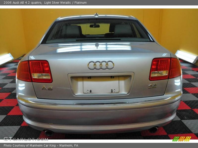 Light Silver Metallic / Platinum 2006 Audi A8 4.2 quattro